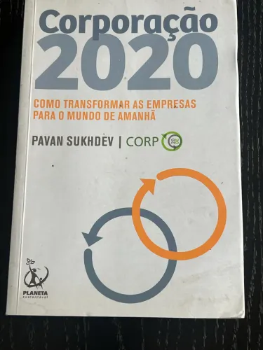 RARO] Livro Corporação 2020 - AUTOGRAFADO pelo autor Pavan Sukhdev