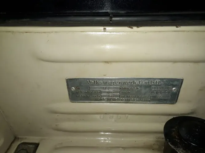 Volkswagen Fusca 1300 1960