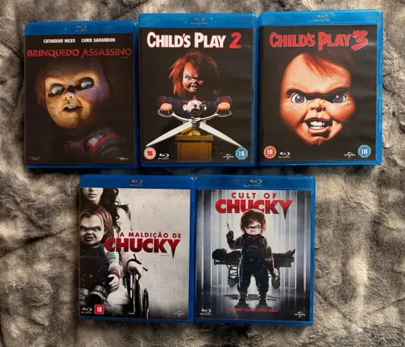 Blu ray Coleção Brinquedo Assassino