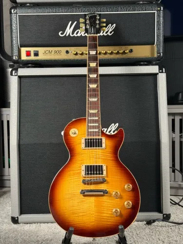 Guitarra Gibson Les Paul Standard 60s Tobacco Burst Flame Top