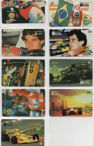 AYRTON SENNA CARTÃO TELEFONICO