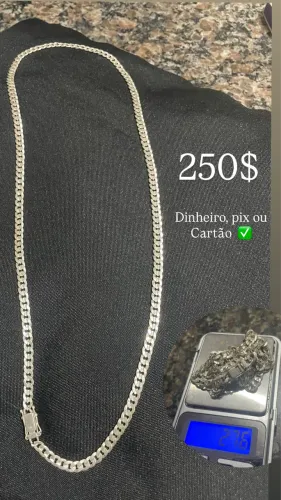 CORDÕES E PULSEIRA DE PRATAS