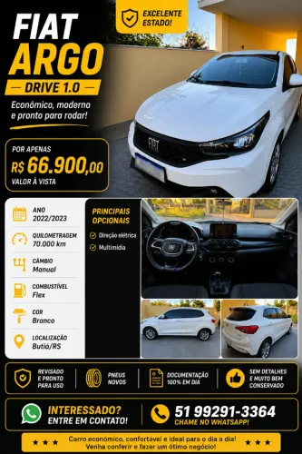Fiat Argo Drive 1.0 6V Flex 2023