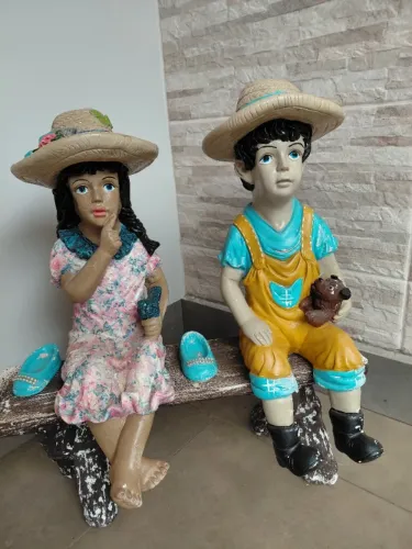 Casal João e Maria para jardim