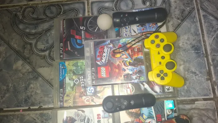 Itens ps3, jogos controles e controles moove
