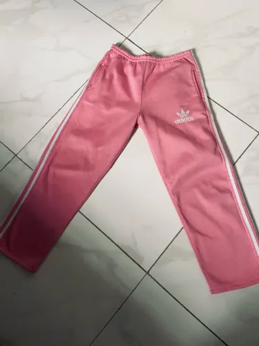 Calça de moletom original da Adidas Originals, na cor rosa, confortável