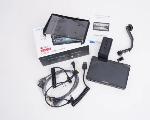MONITOR FEELWORLD F6 PLUS + BATERIA E CARREGADOR