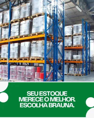 Porta-paletes que Reduzem Riscos