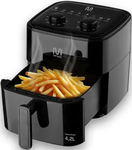 Fritadeira Multilaser Air Fryer 4,2L 127v NOVA