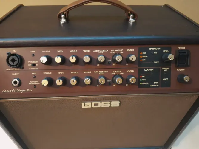 ABAIXOU SÓ HOJE!!! BOSS ACS PRO 120W, Amplificador Violão e Voz (Acoustic Singer Pro 120w)