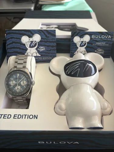 Bulova Lunar Pilot Budii 150 anos Limited Edition Full Set Novo