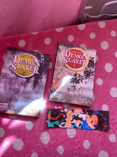 SEBO: mangá Demon Slayer 1, 2 (também posso vendê-los separado)
