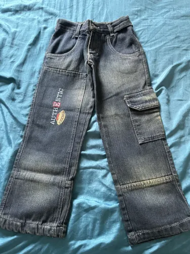 Calça jeans infantil TAM 04 Untentic football