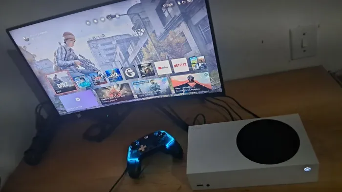 Xbox Series S + Monitor Gamer 165hz Curvo + Controle Gamesir Kaleid Flux