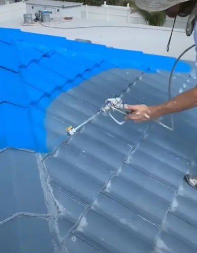 Telhado e manutenção ou limpeza 