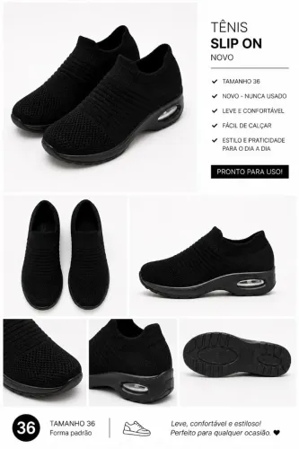 Tênis feminino  n 36 novo