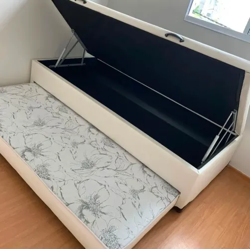 Base Baú solteiro com cama Auxiliar solteiro