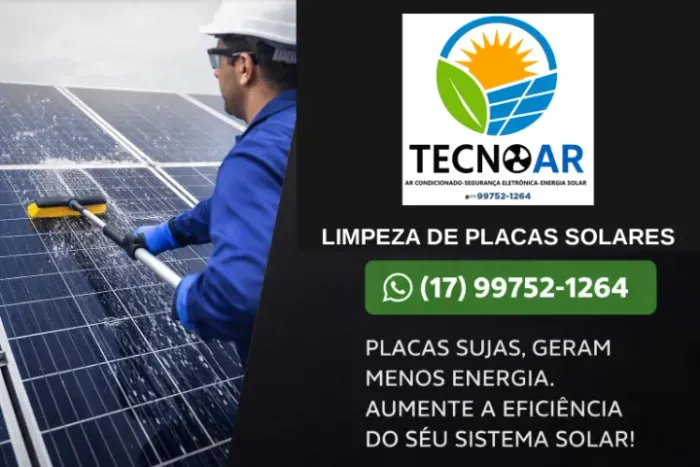 Precisa de fazer limpezas de placas solares ?