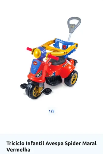 Triciclo infantil 