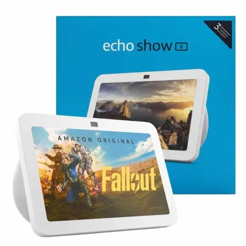 Alexa Echo Show 8 3 geração Tela de 8 Polegadas Branca