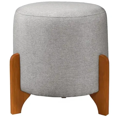 Puff Estofado Decorativo Para Sala No linho Diversas Cores !!
