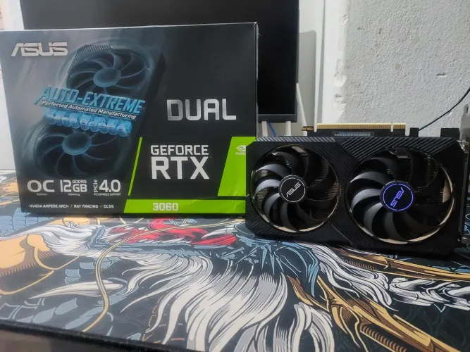 Placa de Video Asus Dual GeForce RTX 3060