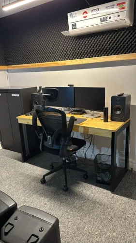 Mesa para setup gamer escritório estúdio