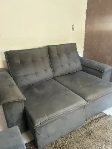 Sofá 2.00 retrátil e reclinável