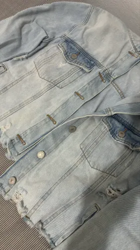 jaqueta jeans cropped cra