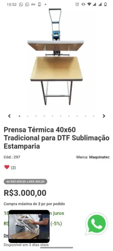 Prensa térmica