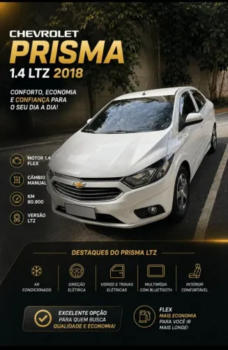 Chevrolet Prisma Sed. LTZ 1.4 8V Flexpower 4P 2018