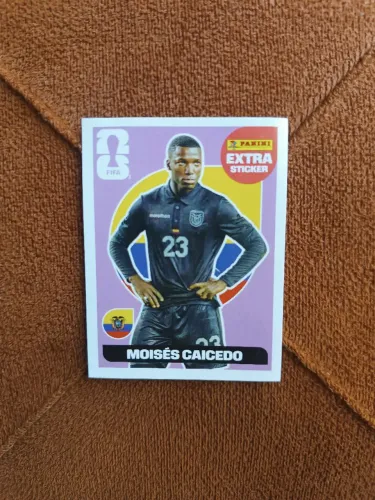 Figurinha Moisés Caicedo - Legend Base. Copa do mundo 2026.