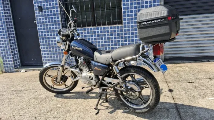 Intruder 125, 2007, Azul perolizado, Impecável, nada p/ fazer, sem nenhum risco, meu nome