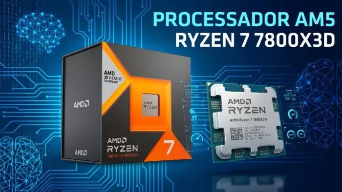 Processador Am5 Ryzen 7 7800x3d