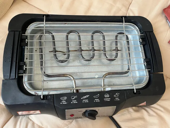 Churrasqueira Elétrica Portátil 2000W Mondial - Grand Steak e Grill CH-05