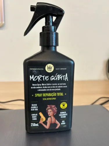 Spray para cabelo reparação total morte súbita 