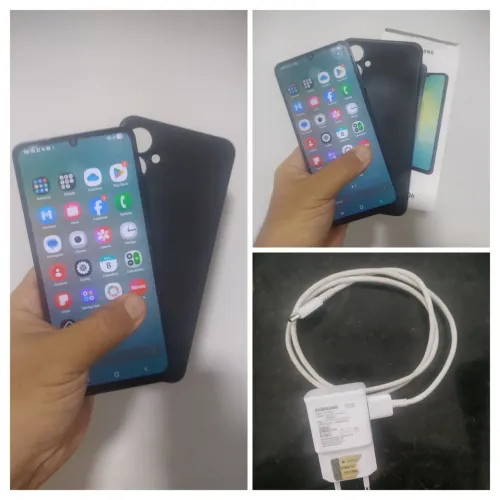 Celular Samsung A06 128gb caixa e carregador