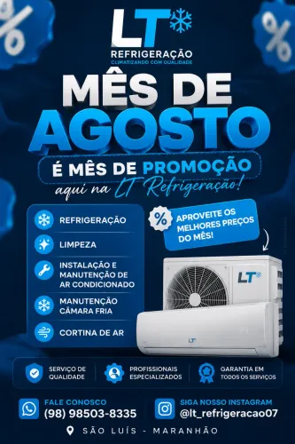 Higienização limpeza manutenção ar-condicionado 