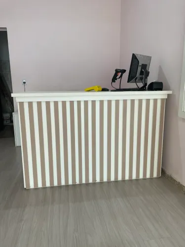Balcão Ripado em Mdf 