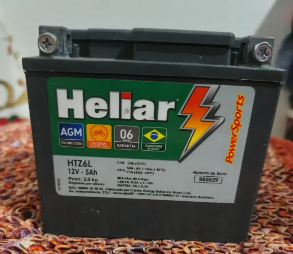 Bateria Heliar 12v 5ah