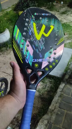 Raquete de beach tennis Camelwin em estado de nova