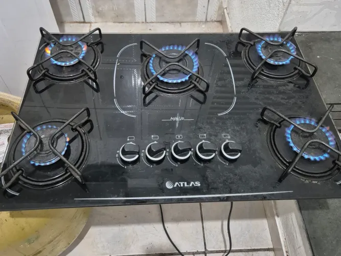 Fogão Cooktop 5 bocas