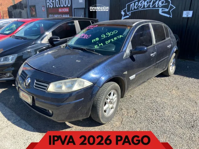 Renault Megane Sedan Dynamique Hi-flex 1.6 16V 2007