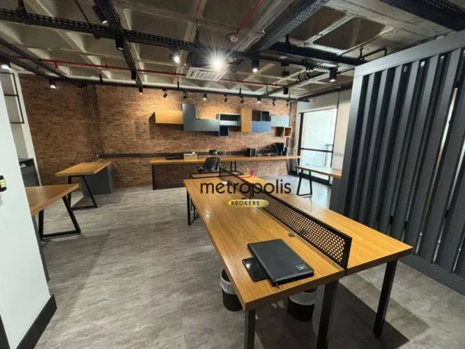 Conjunto para alugar, 138 m² por R$ 14.632,66/mês - Boa Vista - São Caetano do Sul/SP