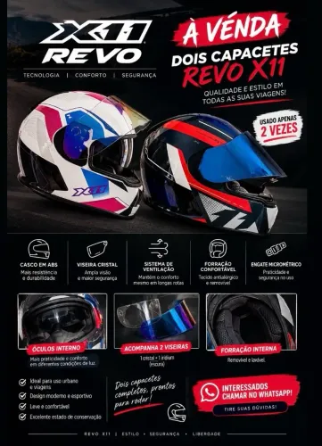 Capacetes Revo X11