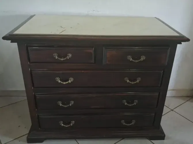 COMODA DE MADEIRA MAÇICA 
