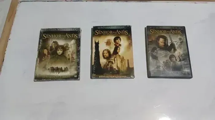 Dvd Original Senhor Dos Anéis E Outros - 3 Por - Ótimos