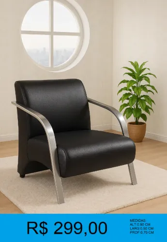 Poltrona alt: 90cm larg: 50cm - frete grátis!