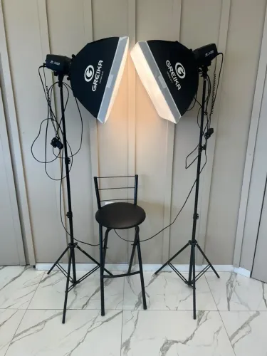 Kit iluminação Softbox 500w Greika