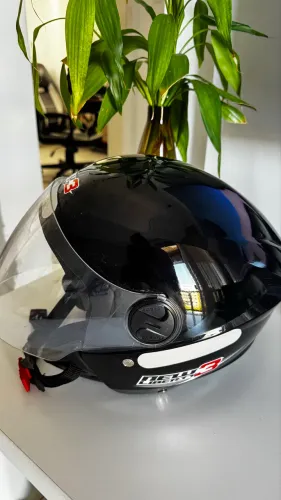 CAPACETE HELT LIBERTY 3 PRETO - TAMANHO 60 | FABRICAÇÃO 2024